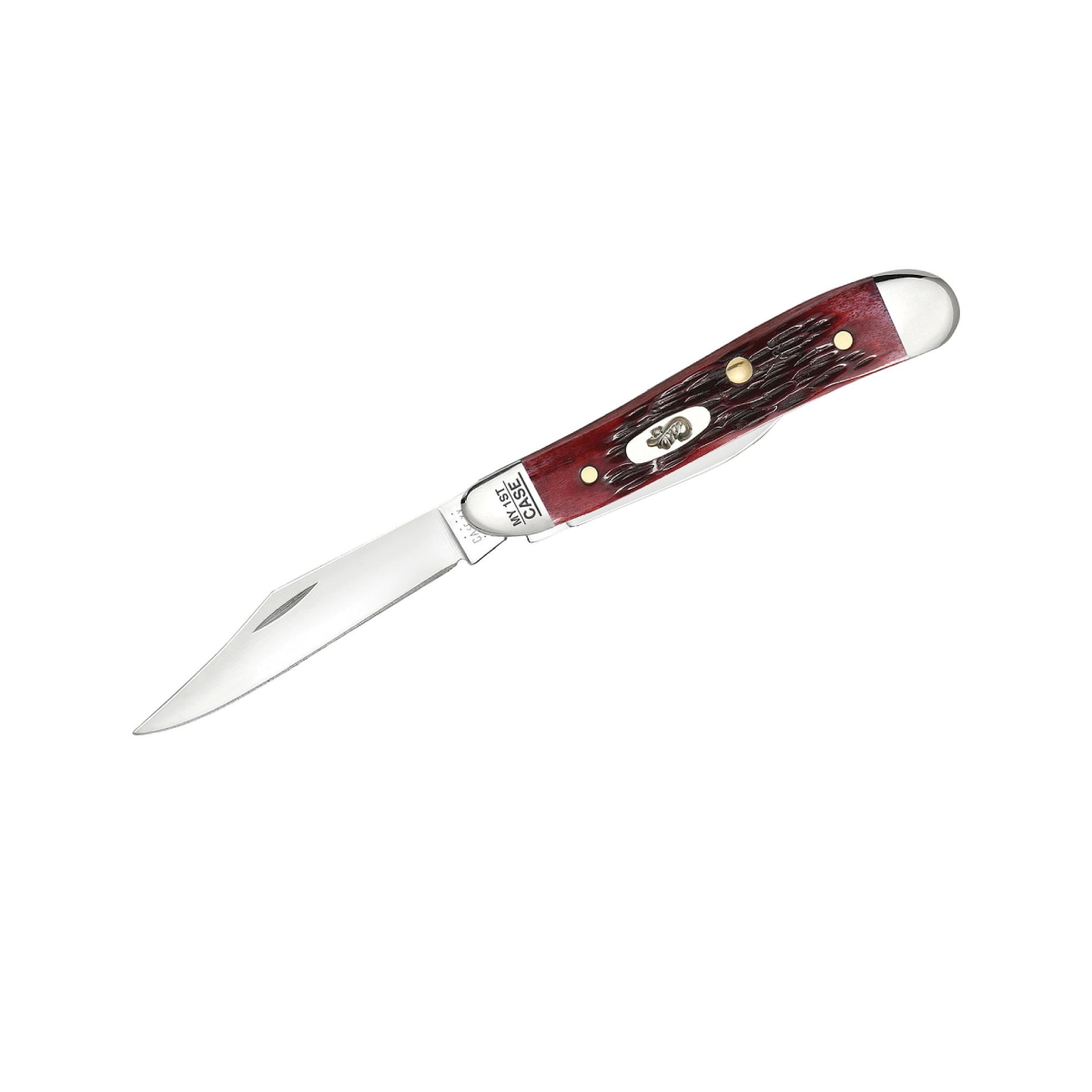 CASE KNIVES MY FIRST CASE PEACH SEED JIG OLD RED BONE PEANUT