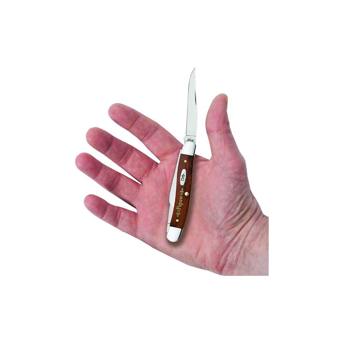 CASE KNIVES GRANDPA SERIES CHESTNUT BONE MEDIUM STOCKMAN PAPAW