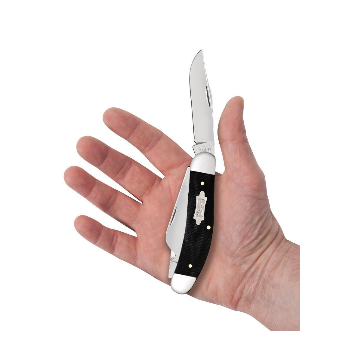 CASE KNIVES SOWBELLY BLACK CANVAS LAMINATE