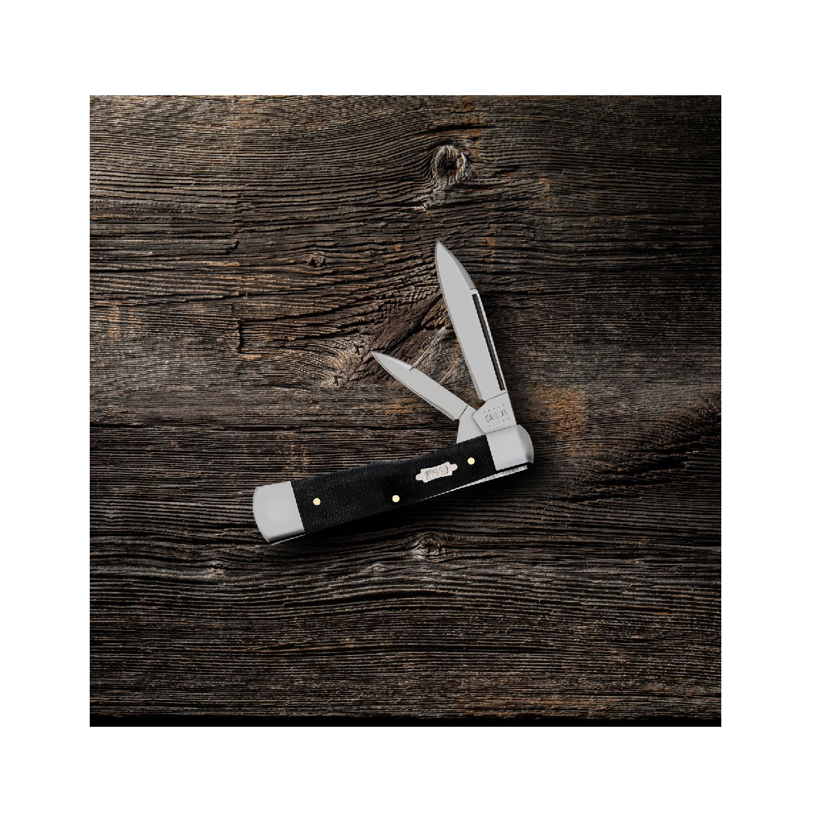 CASE KNIVES BLACK CANVAS LAMINATE GUNSTOCK