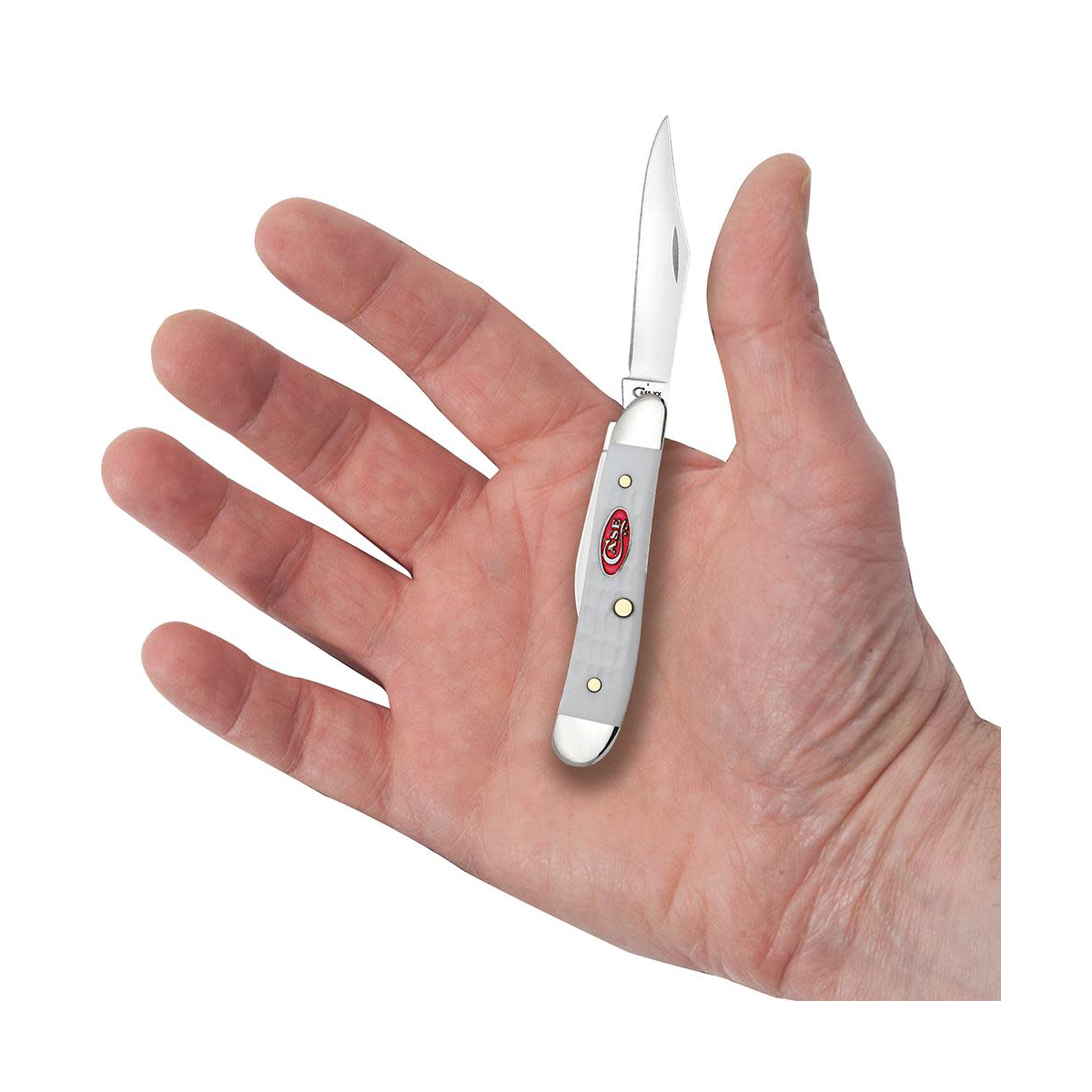 CASE KNIVES SPARXX STANDARD JIG WHITE SYNTHETIC PEANUT