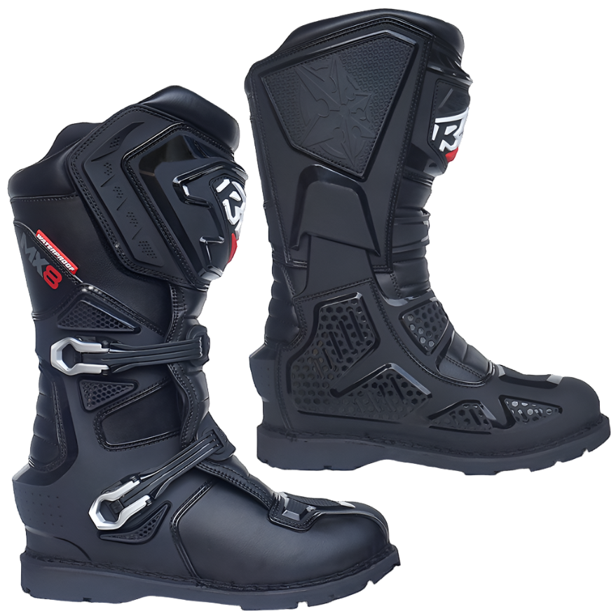RYO MX8A WATERPROOF MOTORCYCLE OFFROAD BOOTS
