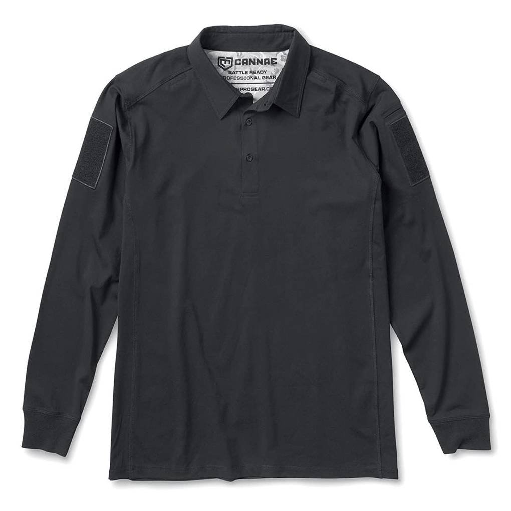 CANNAE CPG-APS-PLC-B LONG SLEEVE POLO SHIRT