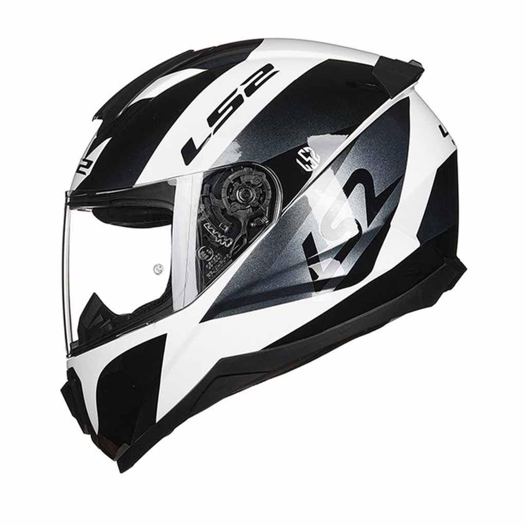 LS2 FF802 FLASH MOTORCYCLE FULL FACE HELMET w/ FREE VISOR