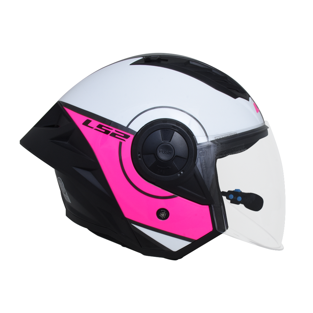 LS2 OF616 AIRFLOW II OPEN FACE HELMET w/ BLUETOOTH AIRIDE