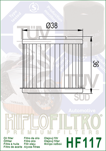 HIFLO FILTRO PREMIUM MOTORCYCLE OIL FILTERS