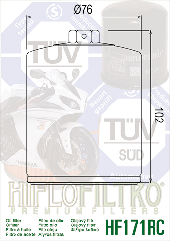 HIFLO FILTRO PREMIUM MOTORCYCLE OIL FILTERS