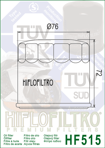 HIFLO FILTRO PREMIUM MOTORCYCLE OIL FILTERS