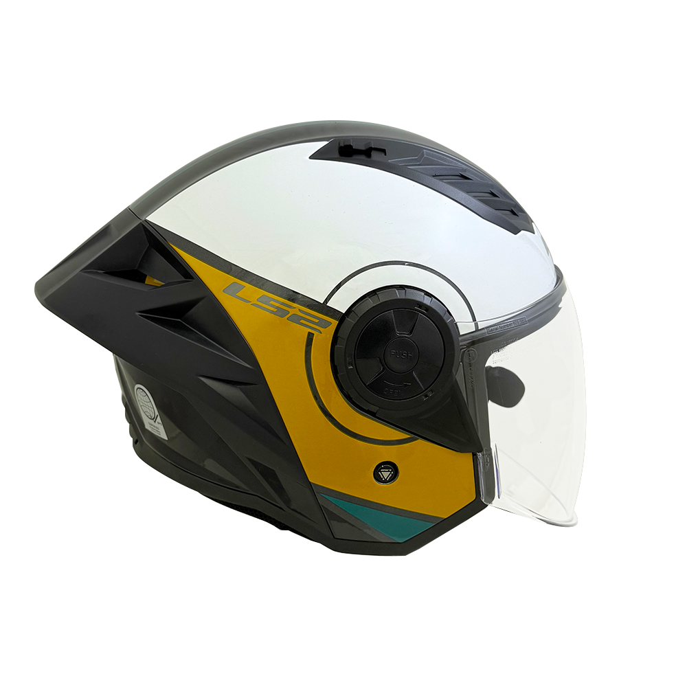 LS2 OF616 AIRFLOW II OPEN FACE HELMET w/ BLUETOOTH AIRIDE