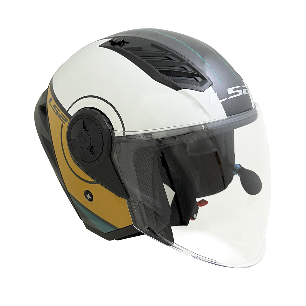 LS2 OF616 AIRFLOW II OPEN FACE HELMET w/ BLUETOOTH AIRIDE