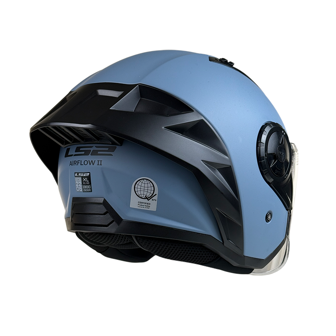 LS2 OF616SP AIRFLOW II SPORT MOTORCYCLE OPEN FACE HELMET
