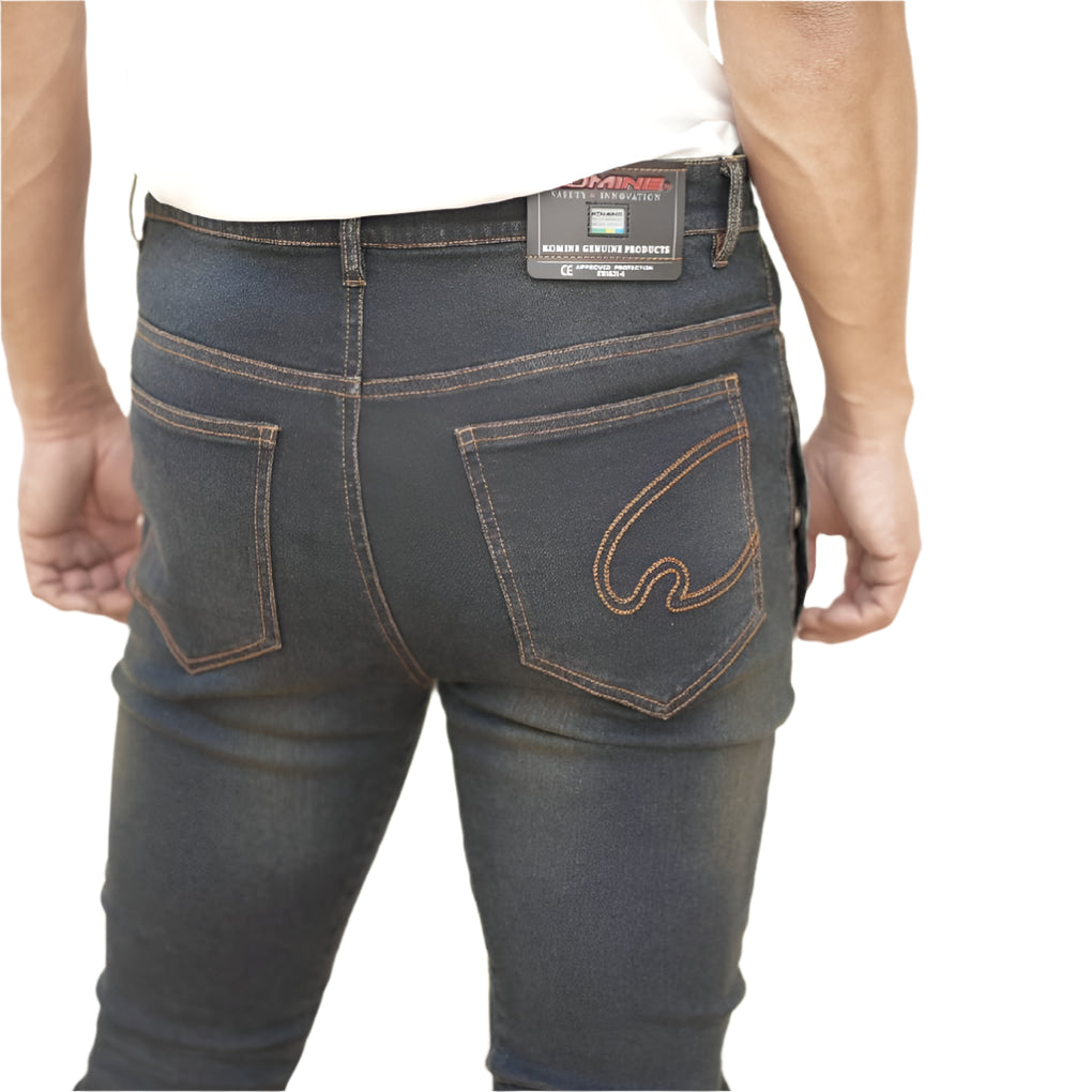 KOMINE WJ-7495RWMN ENIGMA LIGHT PROTECT FIT WOMEN JEANS