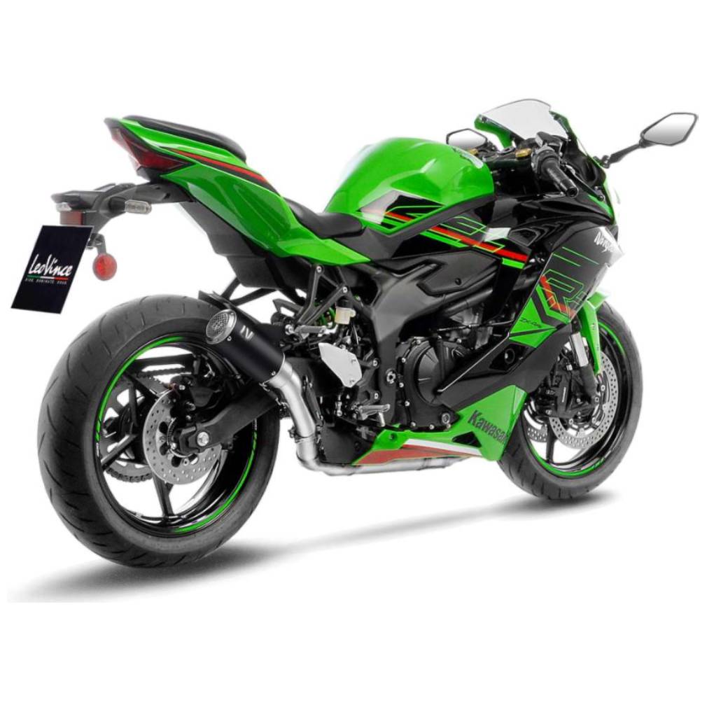 LEO VINCE LV CORSA S BLACK EDITION FOR HKAWASAKI ZX-4R/RR NINJA 2024 - 2026 SLIP-ON