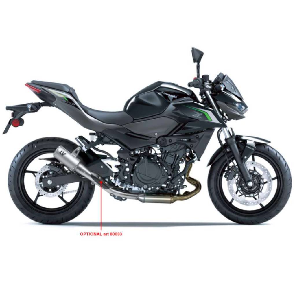 LEO VINCE LV CORSA S TITANIUM FOR KAWASAKI Z 500/SE KAWASAKI Z 500/SE 2024 - 2026 SLIP-ON