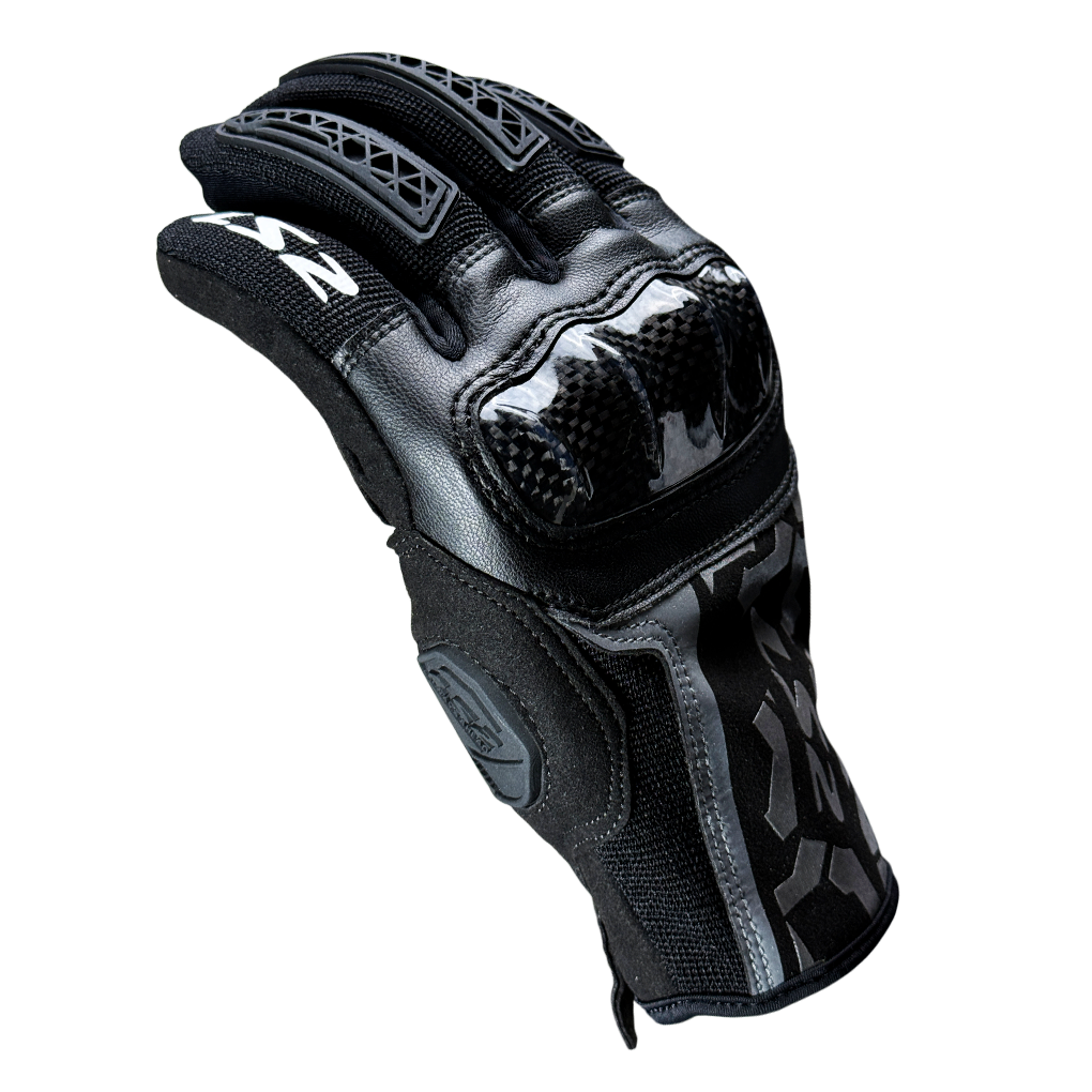 LS2 DEFEND CARBON MAN MOTORCYCLE GLOVES