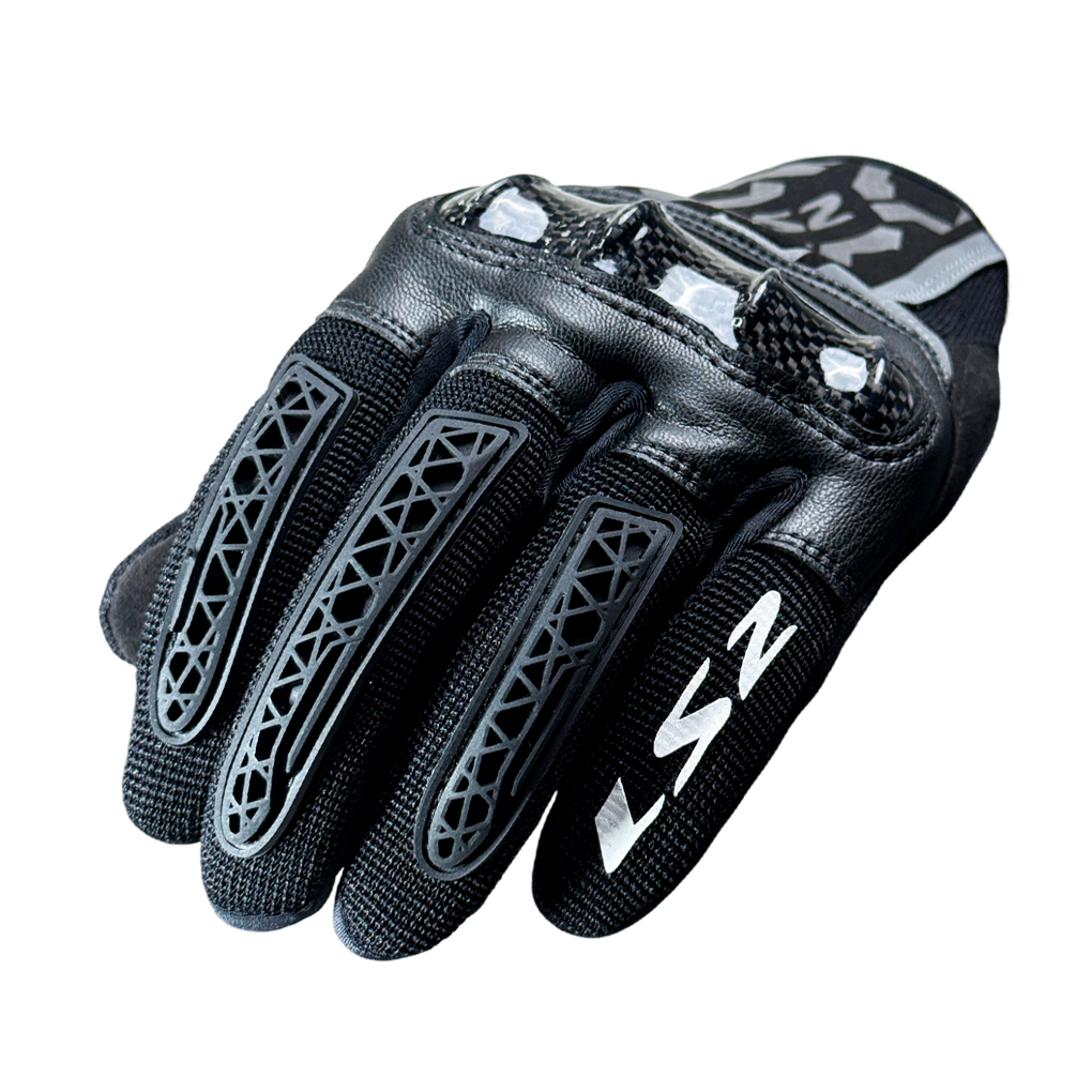 LS2 DEFEND CARBON MAN MOTORCYCLE GLOVES