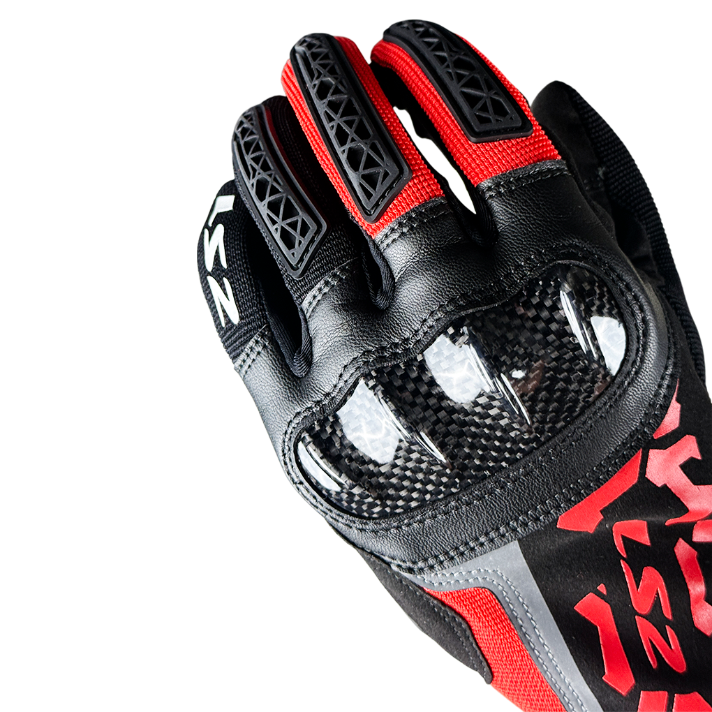 LS2 DEFEND CARBON MAN MOTORCYCLE GLOVES