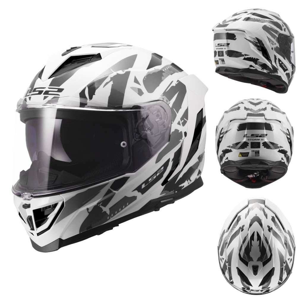 LS2 FF818 STORM III MOTORCYCLE FULL FACE HELMET