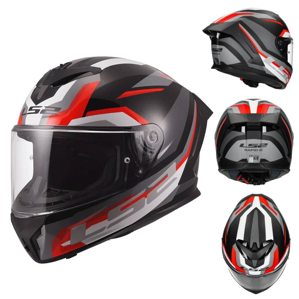 LS2 FF820 RAPID III MOTORCYCLE FULLFACE HELMET