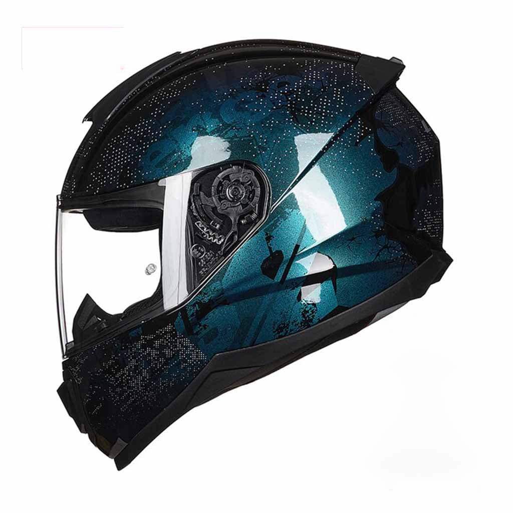 LS2 FF802 FLASH MOTORCYCLE FULL FACE HELMET w/ FREE VISOR