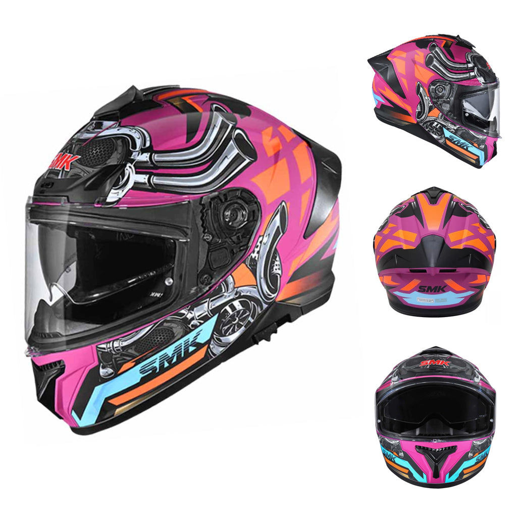 SMK TYPHOON MOTORCYCLE FULL FACE HELMET