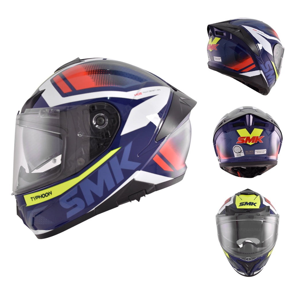 SMK TYPHOON MOTORCYCLE FULL FACE HELMET