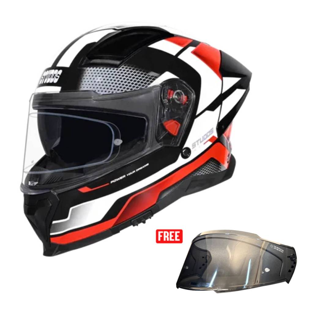 STUDDS HELIOS MOTORCYCLE FULLFACE HELMET