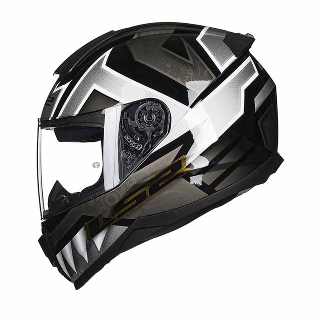 LS2 FF802 FLASH MOTORCYCLE FULL FACE HELMET w/ FREE VISOR
