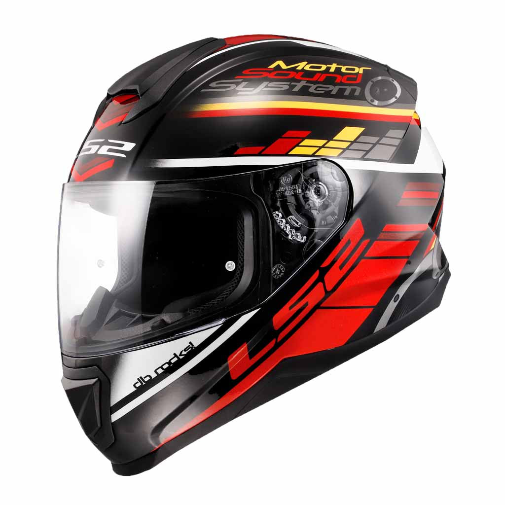 LS2 FF802 FLASH MOTORCYCLE FULL FACE HELMET w/ FREE VISOR