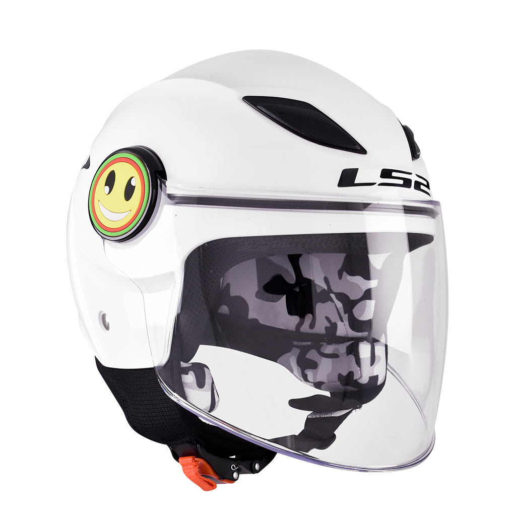 LS2 OF602 BOB FUNNY MOTORCYCLE OPEN FACE JUNIOR HELMET