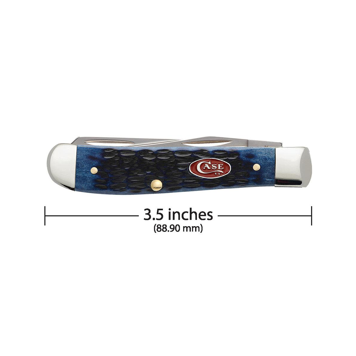 CASE KNIVES JIG NAVY BLUE BONE MINI TRAPPER
