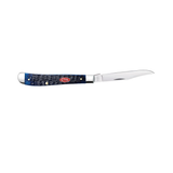 CASE KNIVES ROGERS JIG NAVY BLUE BONE SLIMLINE TRAPPER