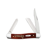 CASE KNIVES EMBELLISHED SMOOTH CHESTNUT BONE MEDIUM STOCKMAN IN GIFT TIN