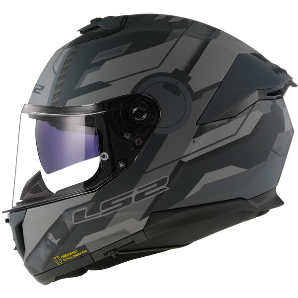 LS2 FF808 STREAM II GRAPHICS MOTORCYCLE FULL FACE HELMET