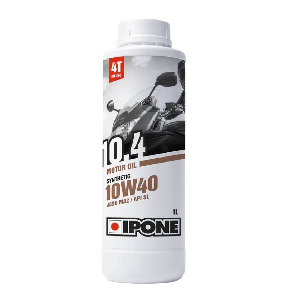 IPONE 10.4 10W-40 SEMI-SYNTHETIC MOTORCYCLE ENGINE OIL - 1L