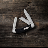 CASE KNIVES SOWBELLY BLACK CANVAS LAMINATE