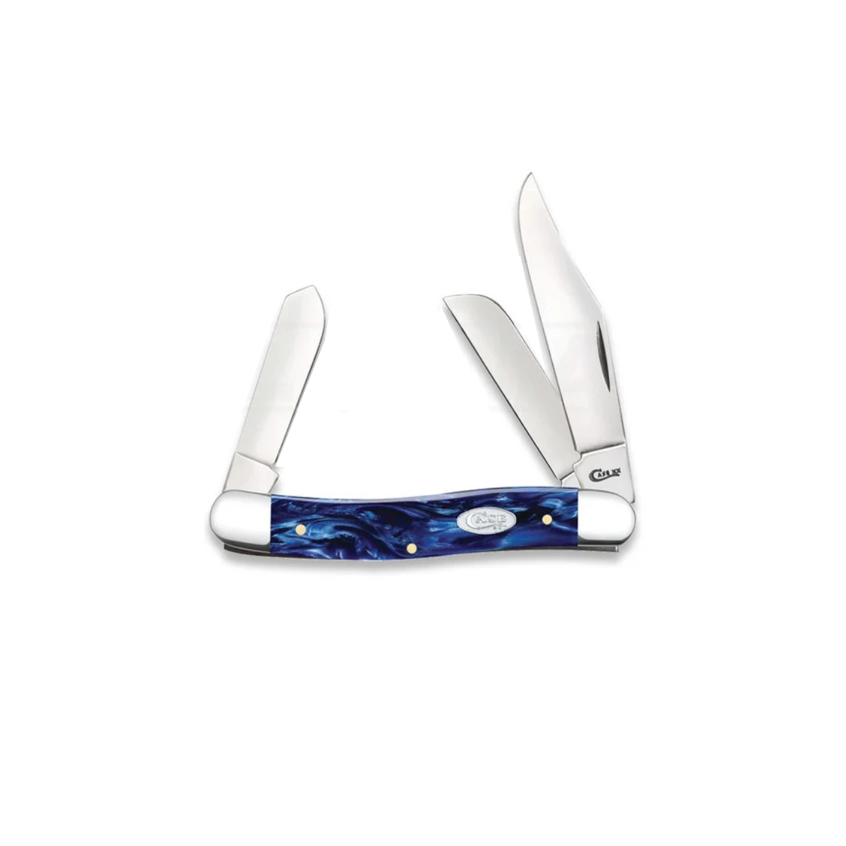 CASE KNIVES BLUE PEARL KIRINITE STOCKMAN