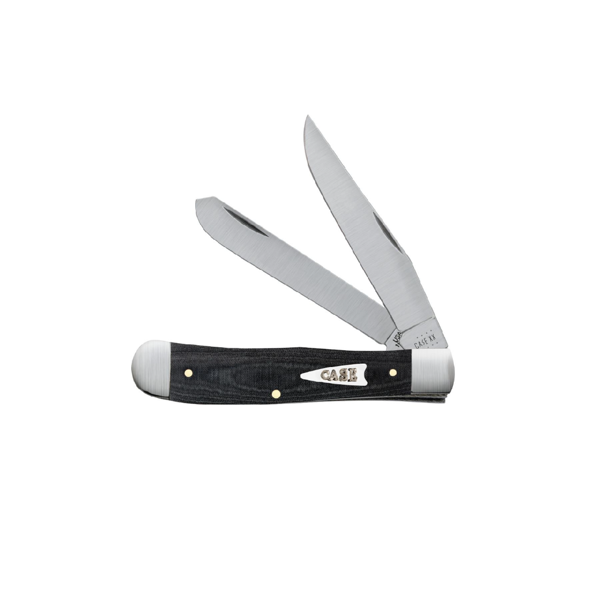 CASE KNIVES BLACK MICARTA TRAPPER