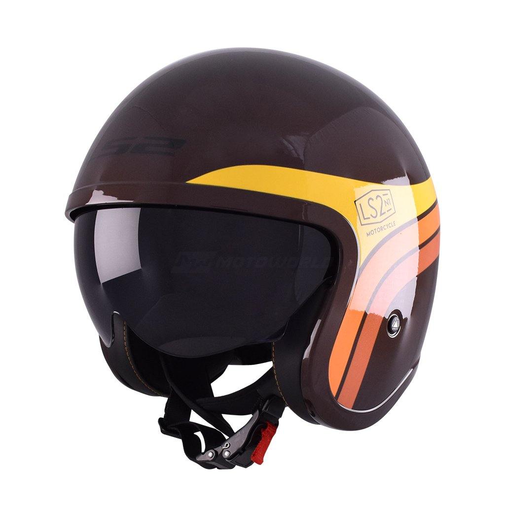 LS2 OF599 SPITFIRE MOTORCYCLE OPEN FACE HELMET