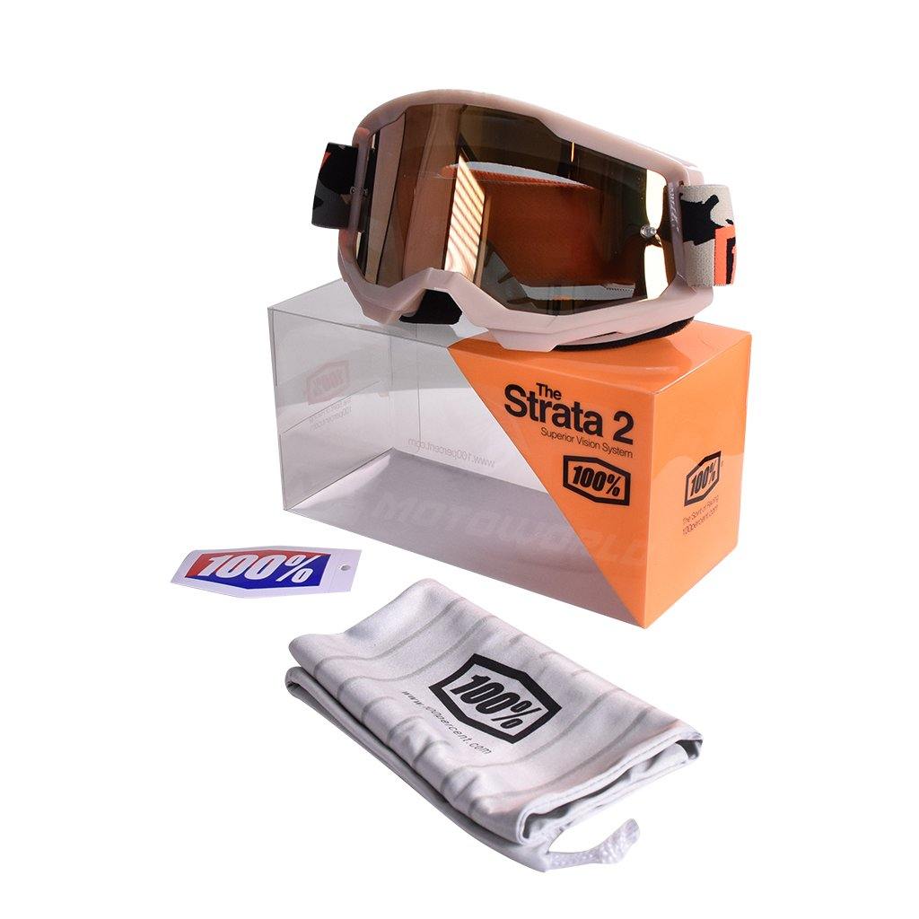 100% STRATA 2 MX/MTB GOOGLES