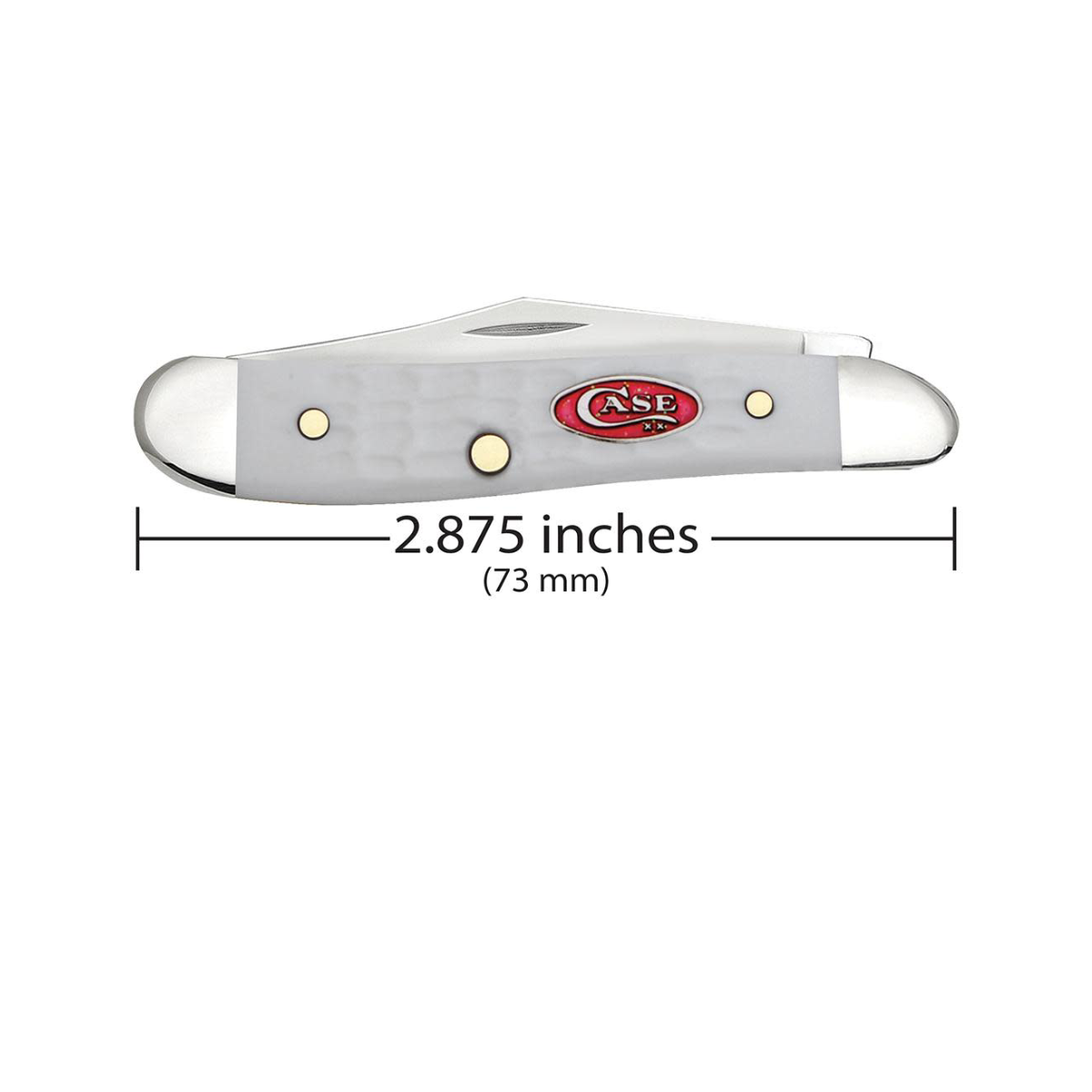 CASE KNIVES SPARXX STANDARD JIG WHITE SYNTHETIC PEANUT