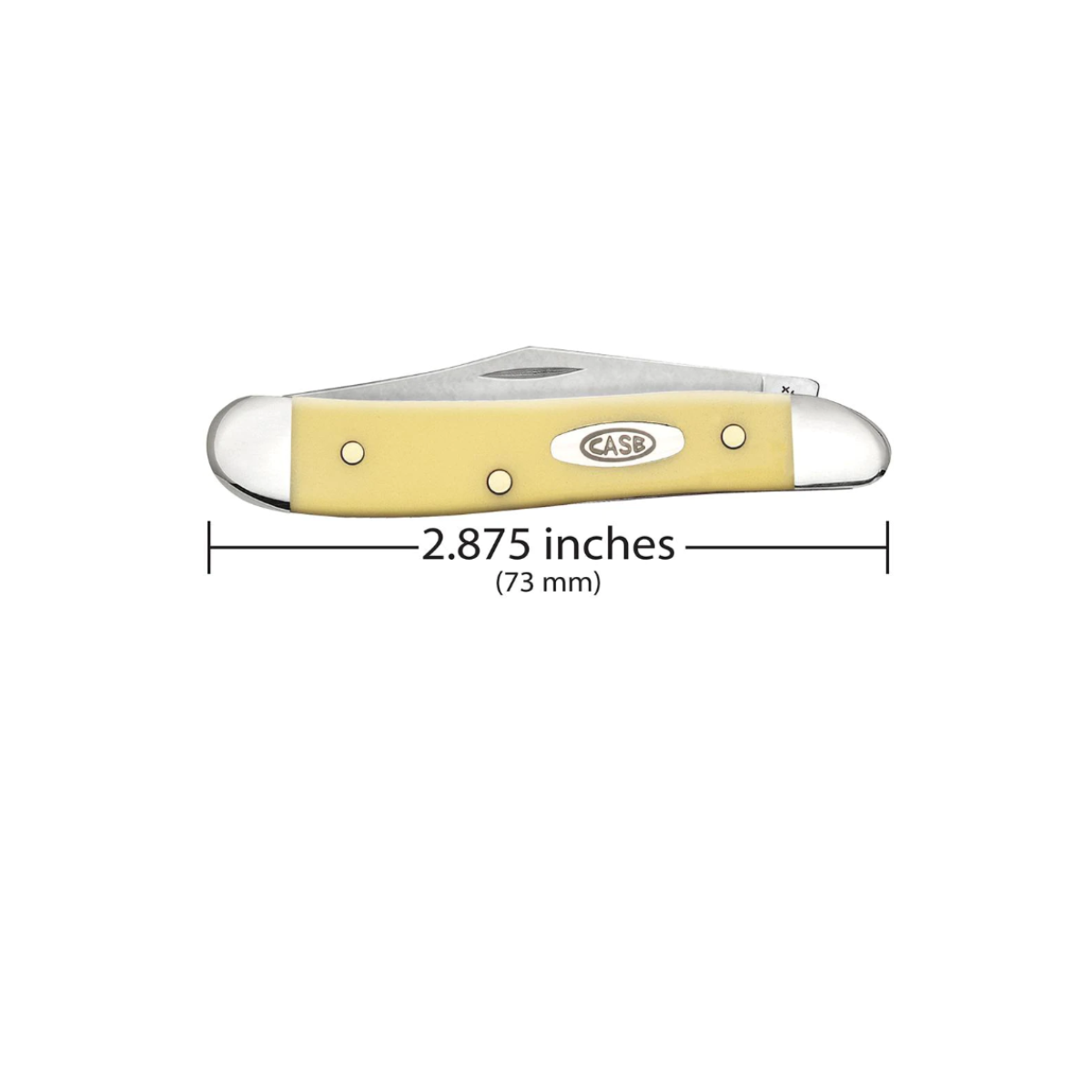 CASE KNIVES YELLOW SYNTHETIC PEANUT