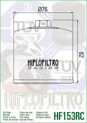 HIFLO FILTRO PREMIUM MOTORCYCLE OIL FILTERS