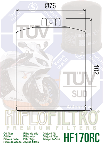 HIFLO FILTRO PREMIUM MOTORCYCLE OIL FILTERS