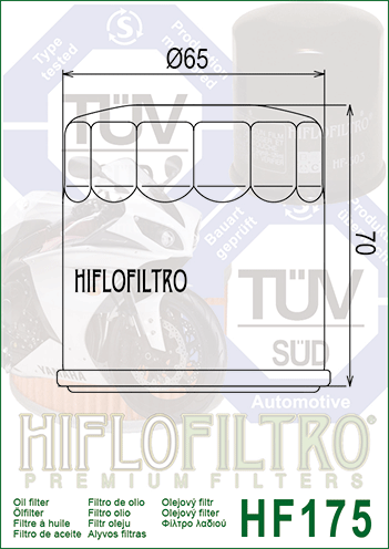 HIFLO FILTRO PREMIUM MOTORCYCLE OIL FILTERS