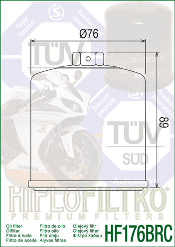 HIFLO FILTRO PREMIUM MOTORCYCLE OIL FILTERS