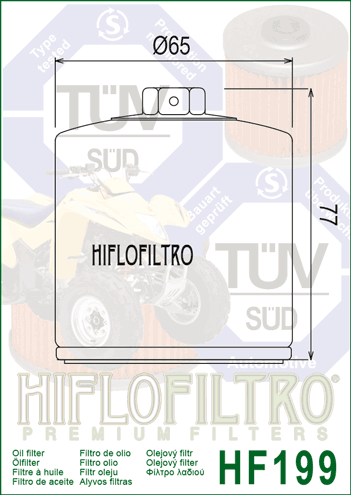 HIFLO FILTRO PREMIUM MOTORCYCLE OIL FILTERS
