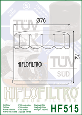 HIFLO FILTRO PREMIUM MOTORCYCLE OIL FILTERS