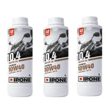 IPONE 10.4 10W-40 SEMI-SYNTHETIC MOTORCYCLE ENGINE OIL - 1L