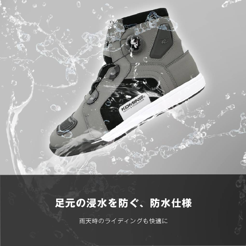 KOMINE BK-300 DIAL FIT WP MICROFIBER SNEAKER